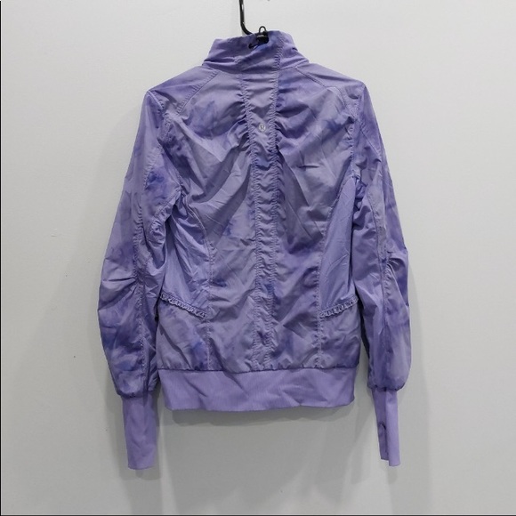 LULULEMON Run: Get Up and Go purple women’s jacket - Picture 3 of 6